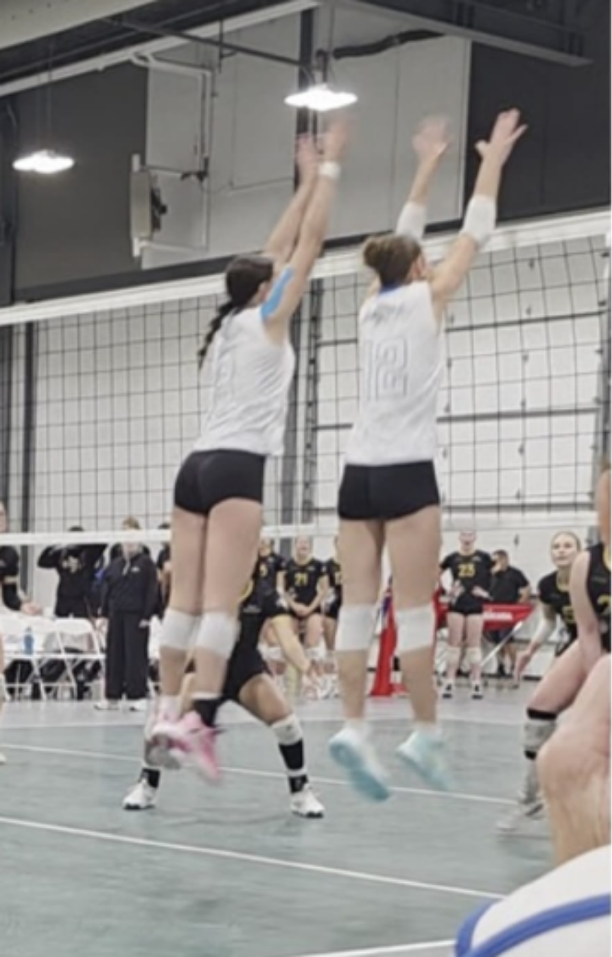 Rayna Bruins — TAB block at the net